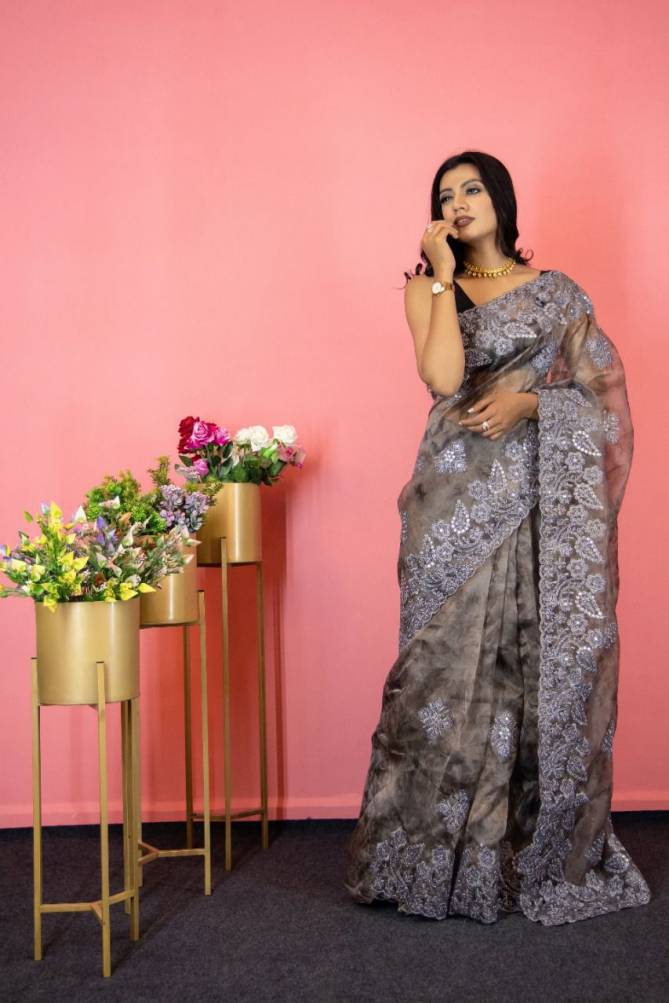 Shree 70 Beautiful Pure Organza Silk Designer Party Wear Saree Collection